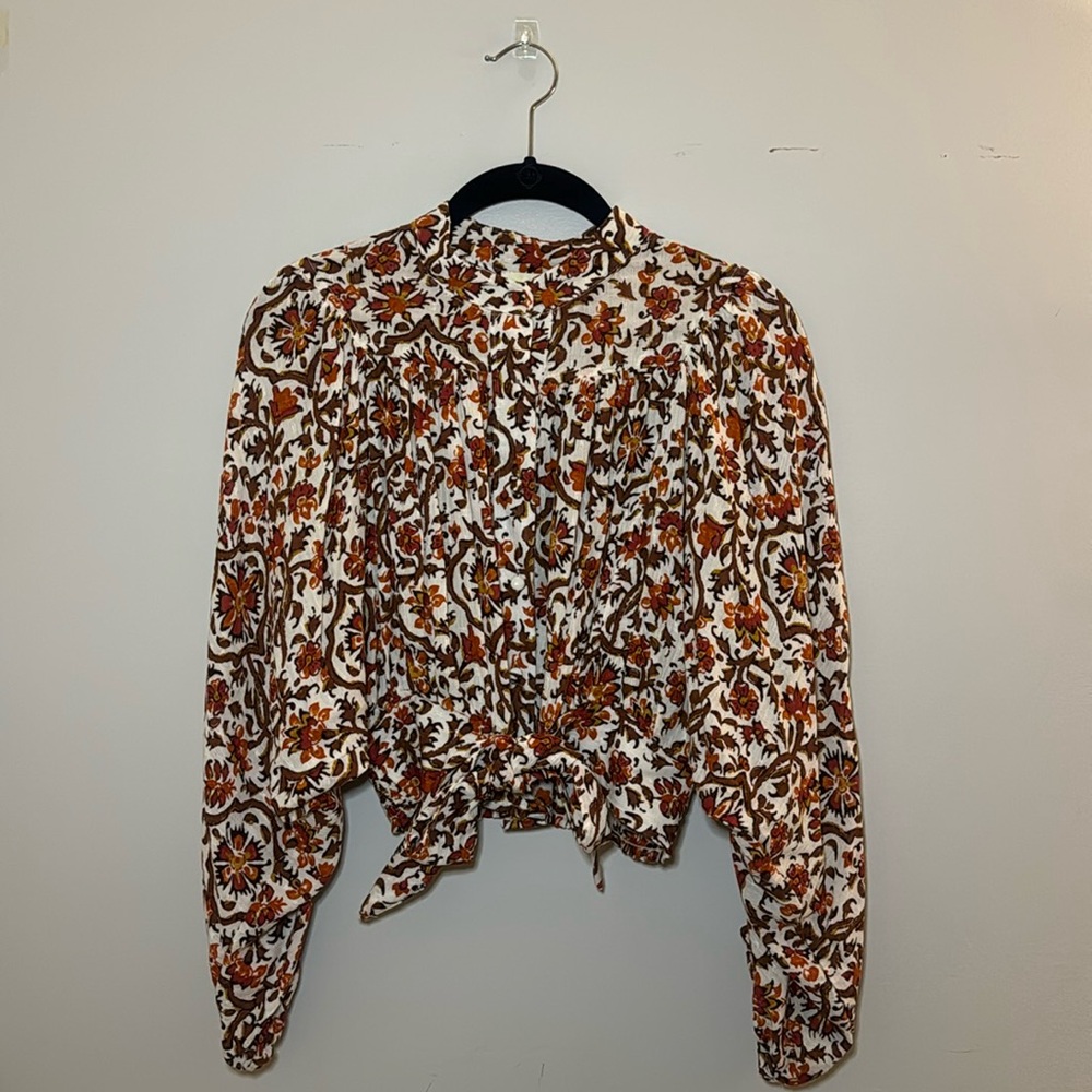 Cynthia Rowley Floral Print Blouse - Size Small